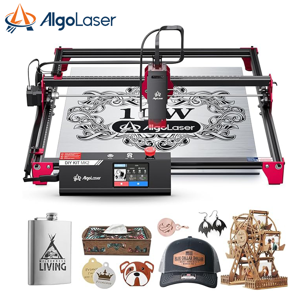 Rotary Axis Laser Engraver - AlgoLaser Laser Engraving Machine DIY KIT