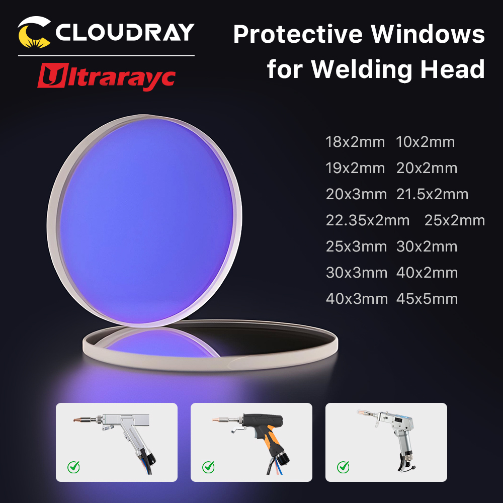 Industrial Laser Head - 1/10/50/100PCS Fused Silica Protective Windows for