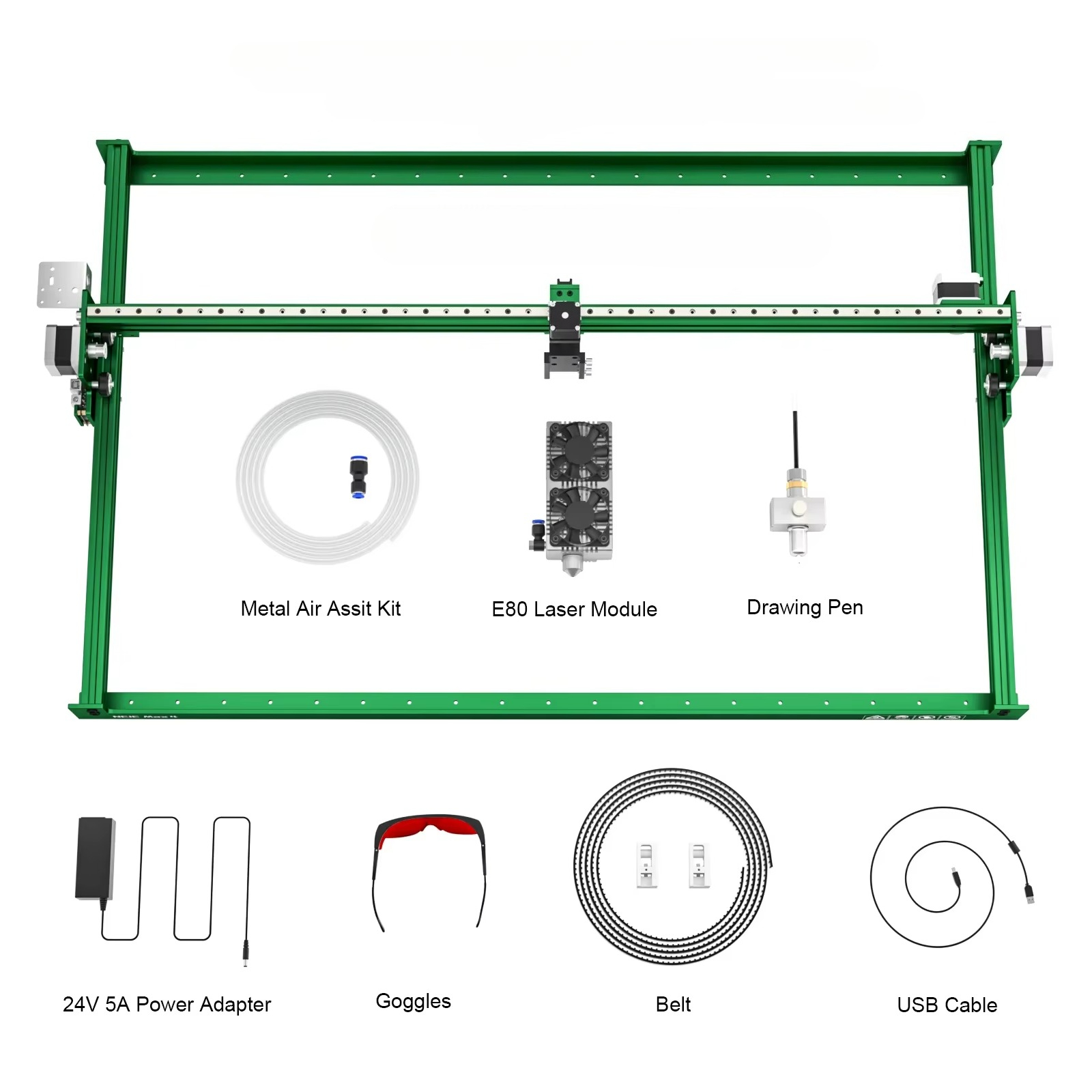 For Max 4 E80 High Power 4-Axi - Industrial Laser Engraver For Wood recension och pris