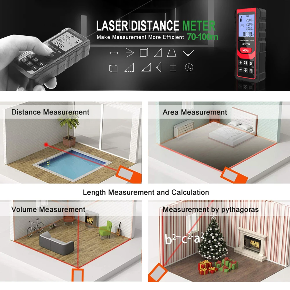 Noyafa NF-271 Laser Distance M - Industrial Laser Sensor recension och pris