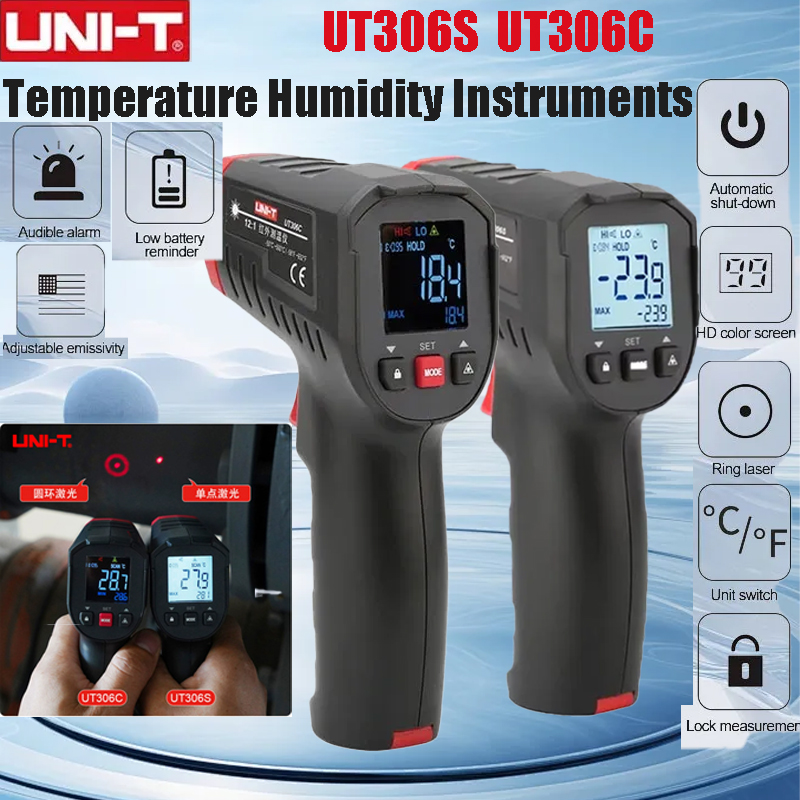 UNI-T UT306S UT306C Digital Th - Industrial Laser Thermometer Gun recension och pris