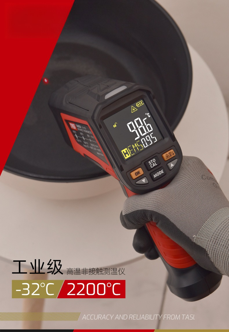 Industrial High‑Temperature In - Industrial Laser Thermometer Gun recension och pris