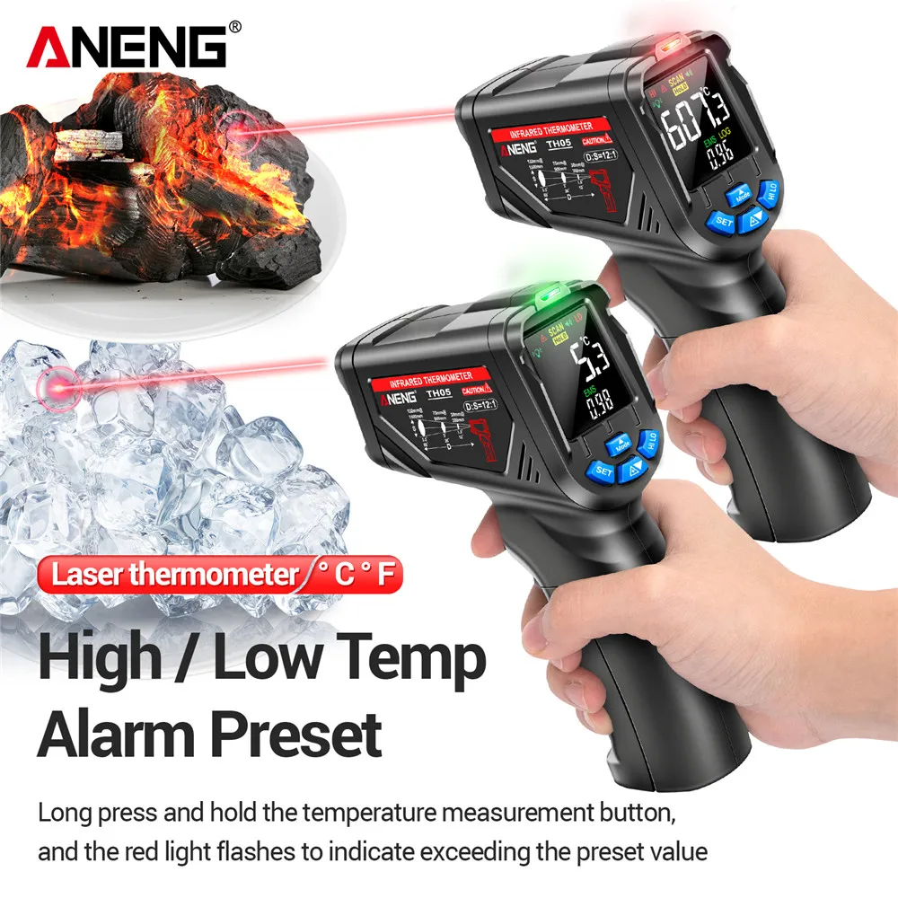 Infrared Thermometer Digital N - Industrial Laser Thermometer Gun recension och pris