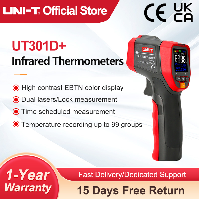 UNI-T Digital Infrared Thermom - Industrial Laser Thermometer Gun recension och pris