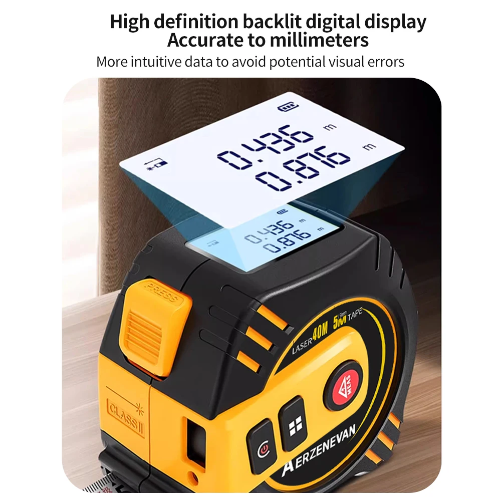 80m Laser Tape Measure Tape Me - Industrial Laser Sensor recension och pris