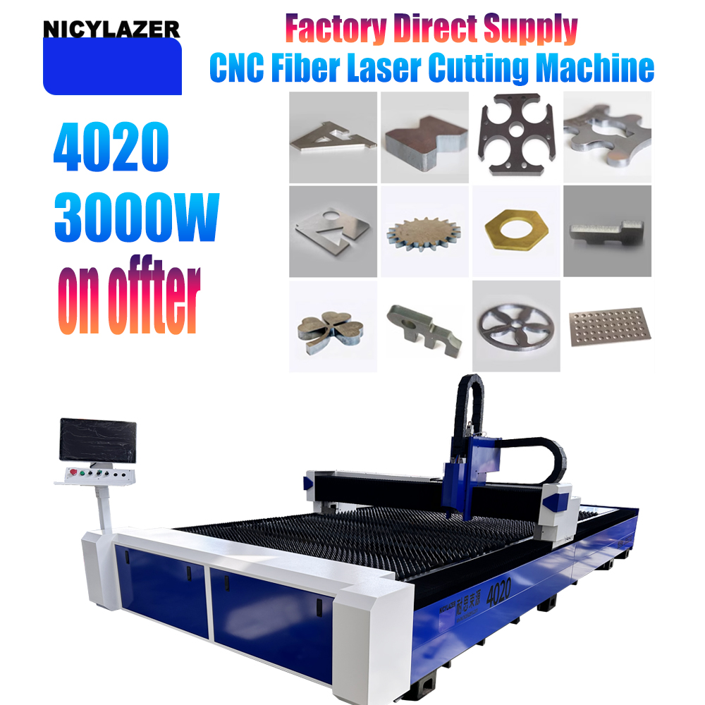 NICYLAZER CNC 3000W 4020 Fiber - Industrial Fiber Laser Cutting Machine recension och pris