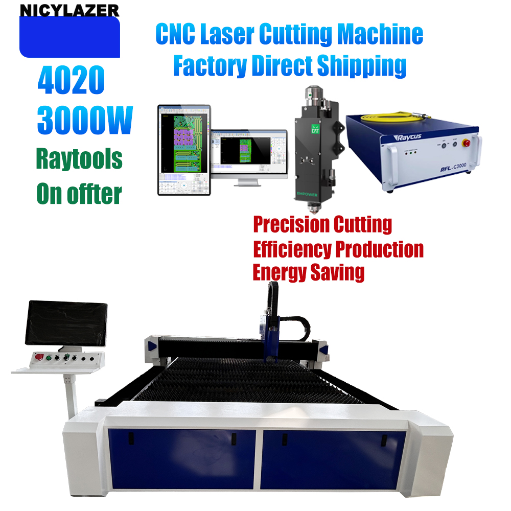NICYLAZER CNC 3000W 4020 Fiber - Industrial Fiber Laser Cutting Machine recension och pris