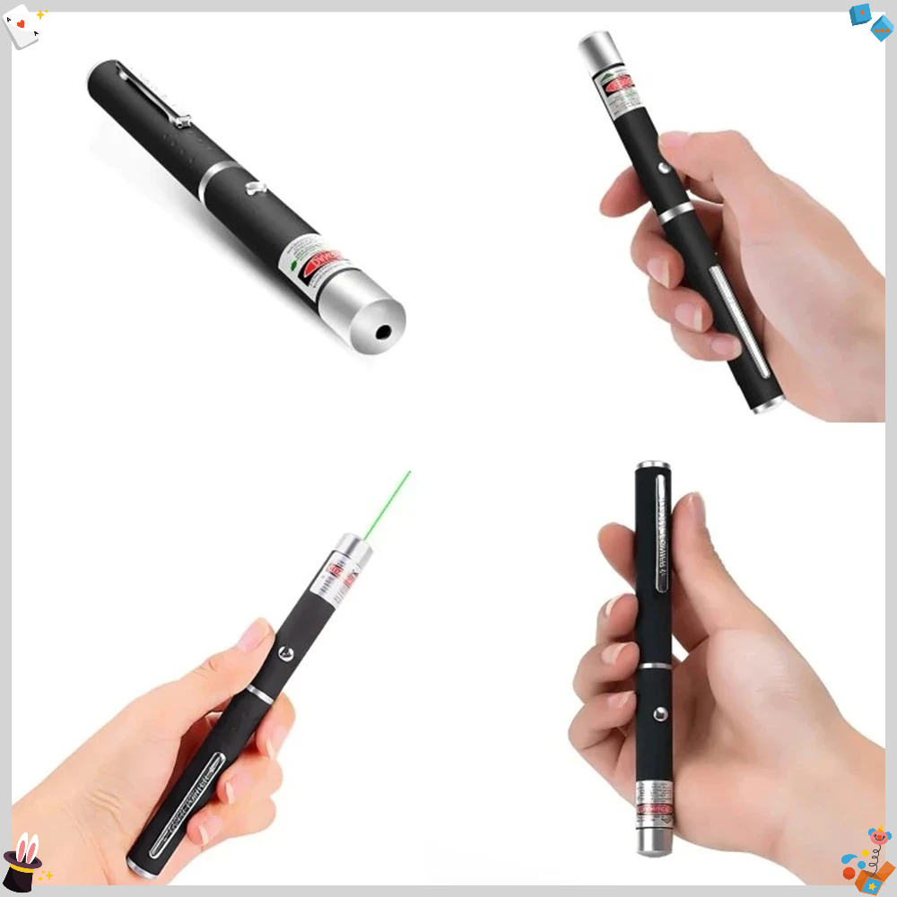 3-Piece Laser Pen Set Green Bl - Industrial Laser Pointer recension och pris