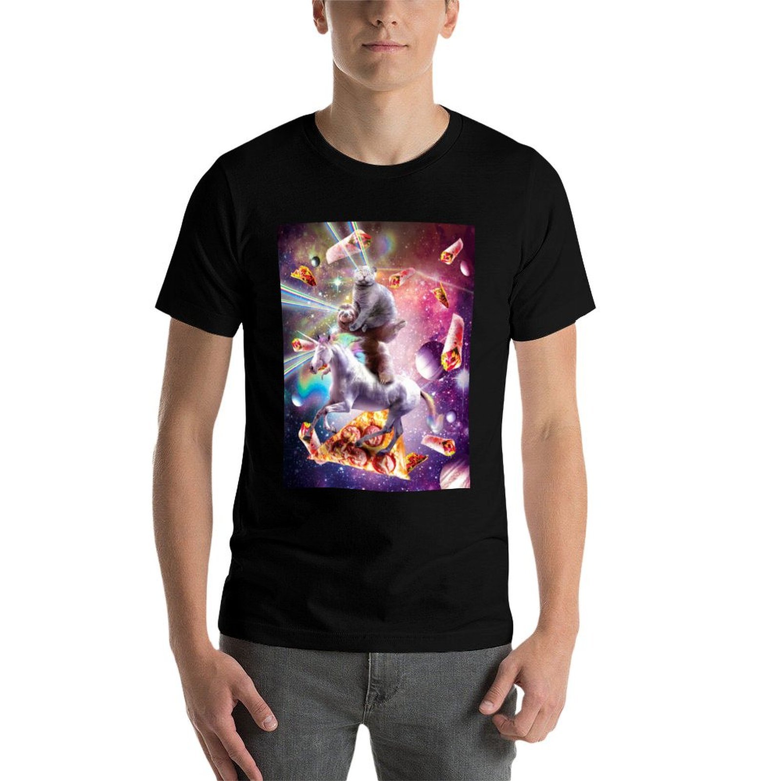 Laser Eyes Space Cat On Sloth  - Industrial Laser Printing recension och pris