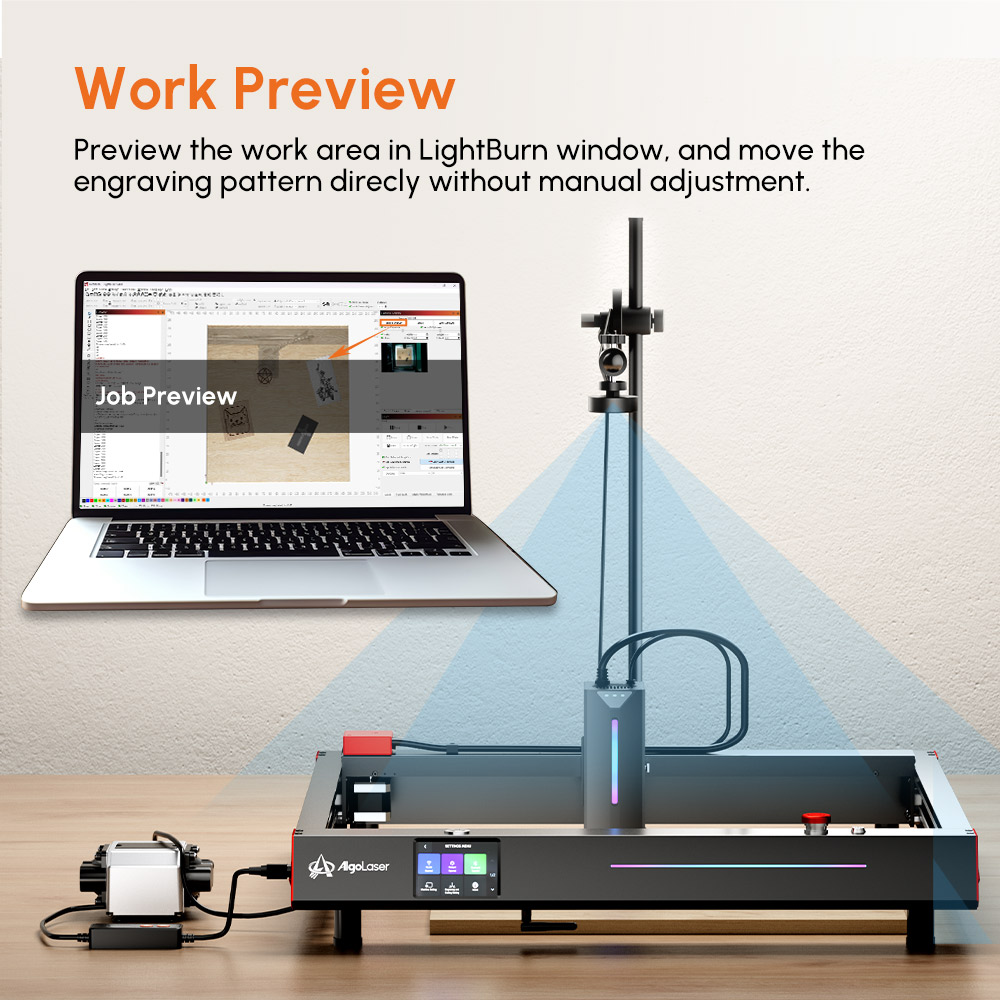 AlgoLaser Lightburn Camera Kit - Industrial Laser Sensor recension och pris