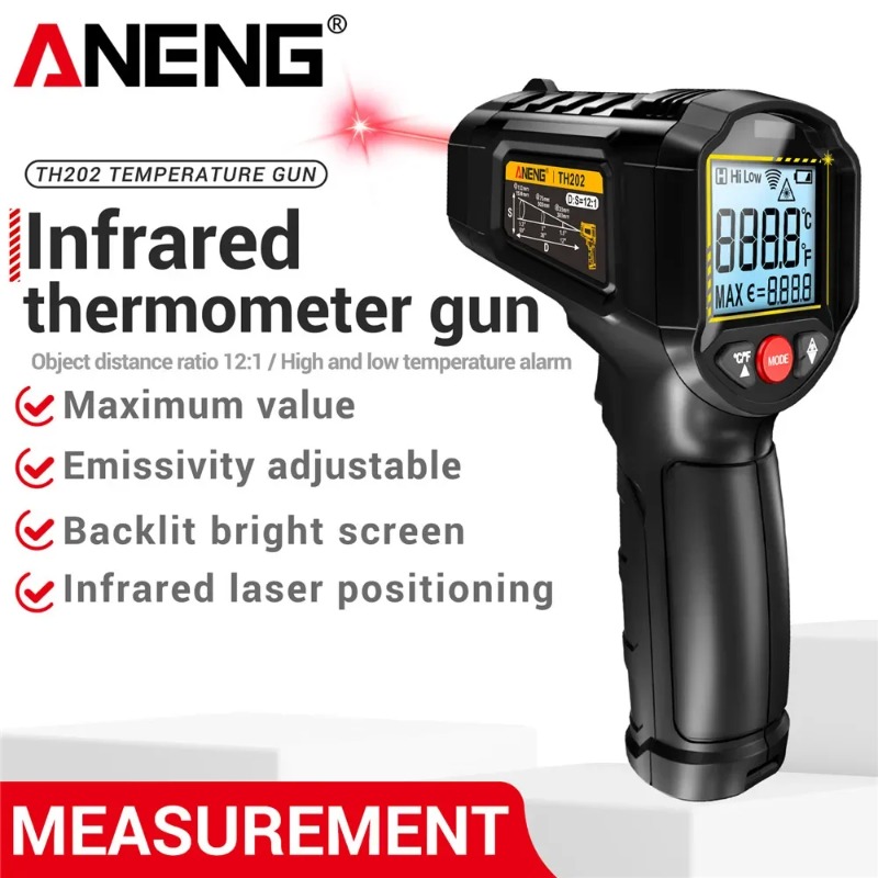 ANENG TH202 Industrial Handhel - Industrial Laser Thermometer Gun recension och pris