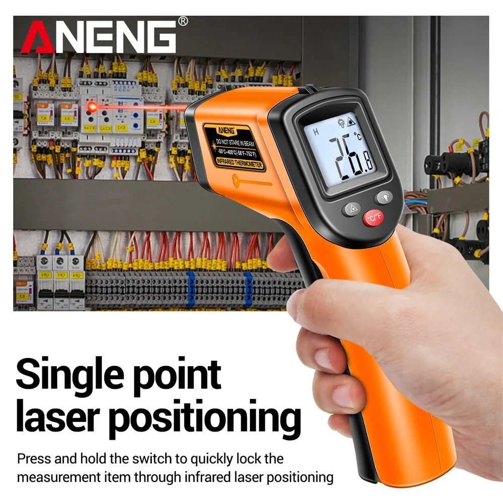 ANENG TH201 Infrared Thermomet - Industrial Laser Thermometer Gun recension och pris