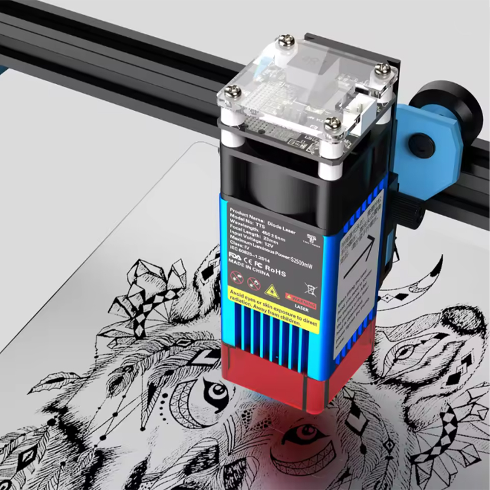 TwoTrees TTS-55 Pro/TTS-10 Pro - Rotary Axis Laser Engraver recension och pris