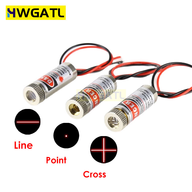 650nm 5mW Red Point / Line / C - Industrial Laser Head recension och pris
