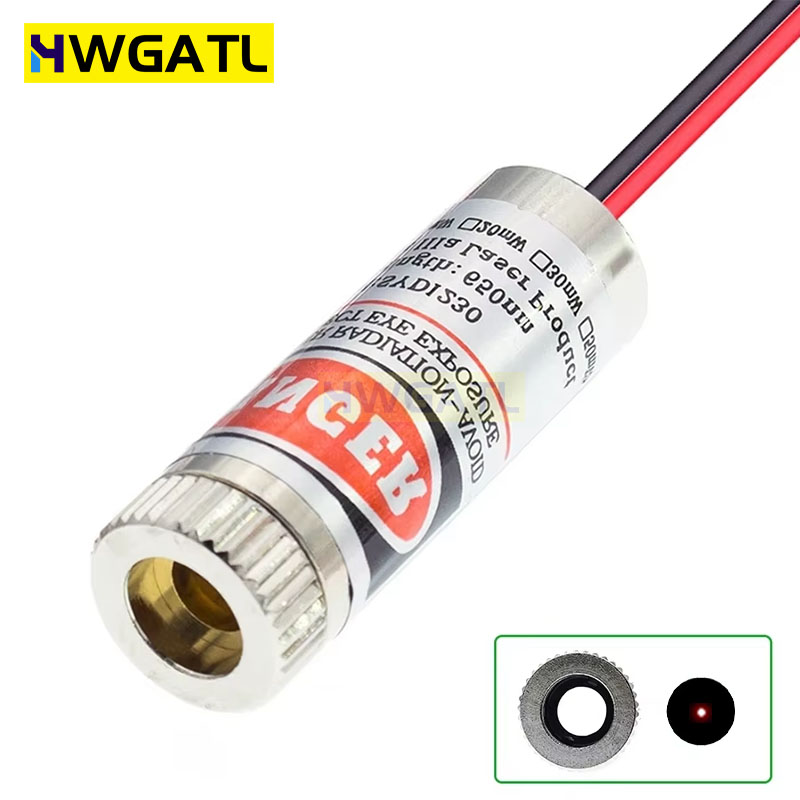 650nm 5mW Red Point / Line / C - Industrial Laser Head recension och pris