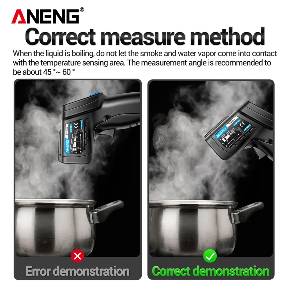 ANENG TH104 Infrared Handheld  - Industrial Laser Thermometer Gun recension och pris
