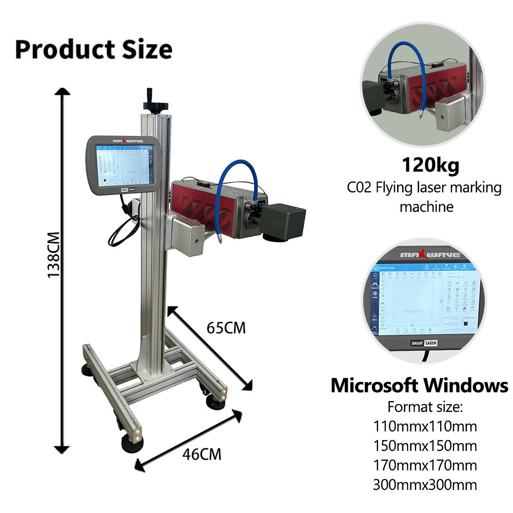 Versatile CO2 Flying Laser Mar - Industrial Laser Printing recension och pris